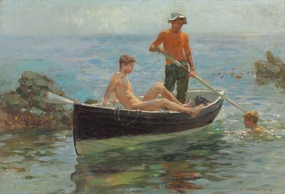 La maglia arancione, 1913 da Henry Scott Tuke