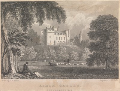 Castello di Airth, Stirlingshire; pagina 4 (Volume Uno) da Henry Wallis