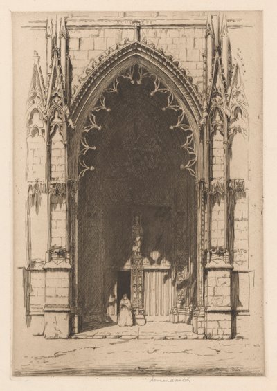 Porta dei Marmousets, St. Quen da Herman Armour Webster