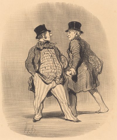 Confrère, méfiez-vous du petit baron da Honoré Daumier