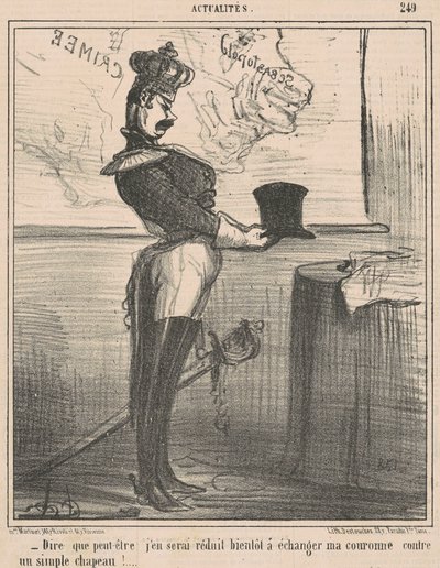 Dire che forse ne sarò ridotto... da Honoré Daumier