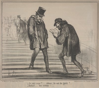 Esposizione 1859, n. 5: Sono passato! da Honoré Daumier