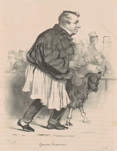 Ragazzo birraio da Honoré Daumier