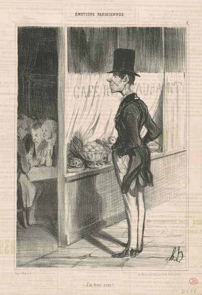 Ho tre soldi da Honoré Daumier