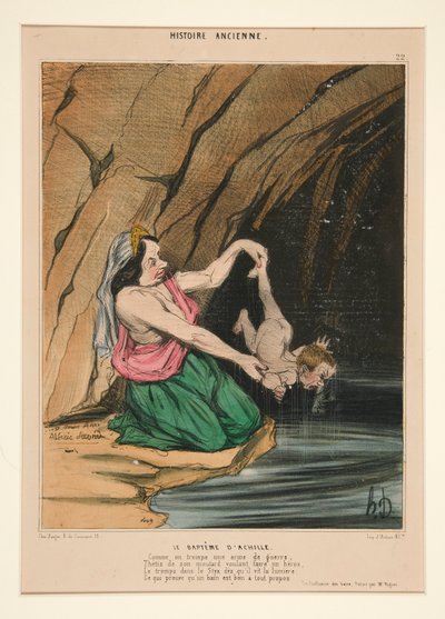 Il battesimo da Honoré Daumier