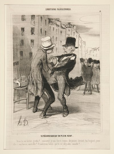 Le Degraisseur en plein vent da Honoré Daumier