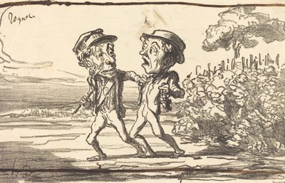 Un criminale! da Honoré Daumier