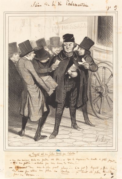 Un viaggio di piacere a Parigi da Honoré Daumier