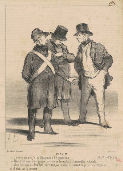 Un alibi da Honoré Daumier