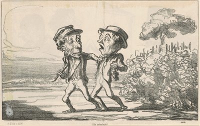 Un criminale! da Honoré Daumier