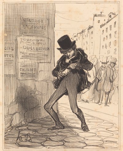 Volé! Rue vide-gousset da Honoré Daumier