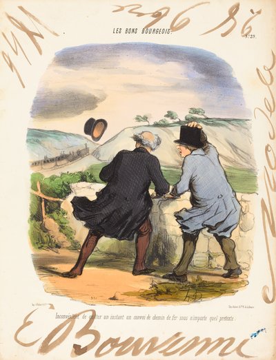 Inconveniente di partire da Honoré Daumier and Edouard Bouvenne