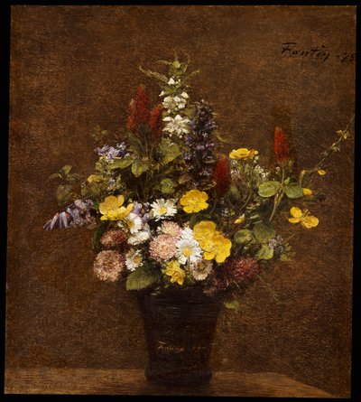 Fiori selvatici da Ignace Henri Jean Fantin Latour