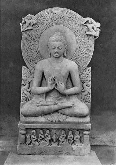 Buddha insegnante (Dharmacakra mudrā) da Indian School