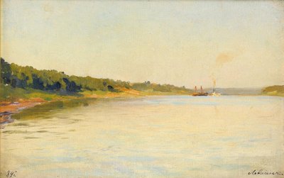 La riva del fiume Volga, 1889 da Isaak Ilyich Levitan