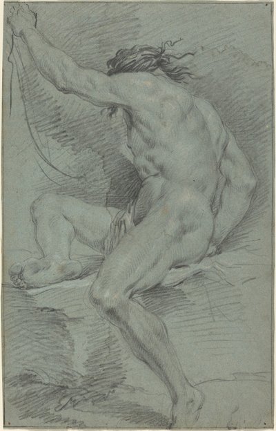 Figura nuda (studio accademico) da Italian 17th Century