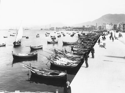 Il porto di Palermo, Sicilia, c.1920 da Italian Photographer