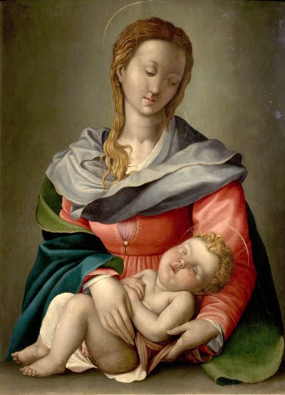 Madonna con Bambino, c.1525-40 da Italian School