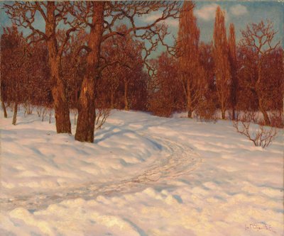 Paesaggio invernale al crepuscolo da Ivan Fedorovich Choultse