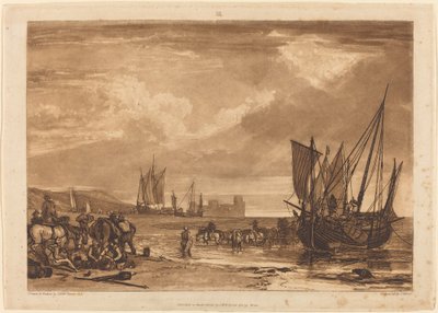 Scena sulla costa francese, pubblicato 1807 da Joseph Mallord William Turner