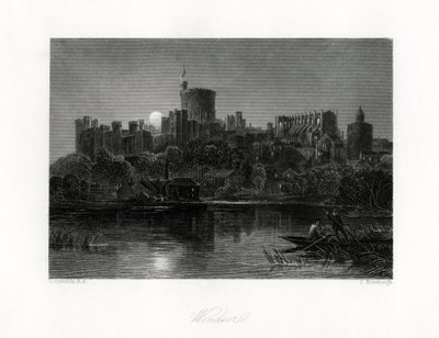 Castello di Windsor, Berkshire, XIX secolo da J. Horsburgh