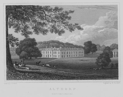 Althorp, Northamptonshire da John Preston Neale