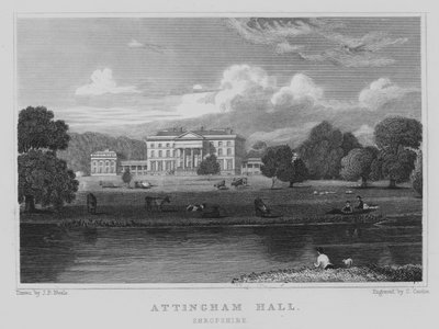 Attingham Hall, Shropshire da John Preston Neale