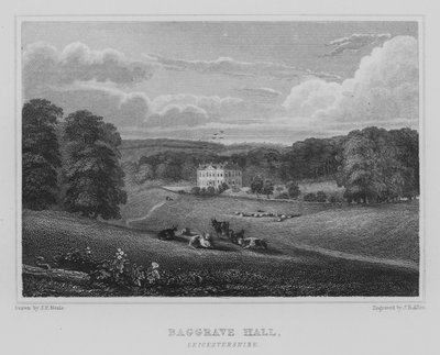 Baggrave Hall, Leicestershire da John Preston Neale