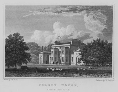 Colney House, Hertfordshire da John Preston Neale