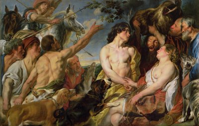 Meleagro e Atalanta da Jacob Jordaens