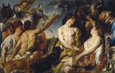 Meleagro e Atalanta da Jacob Jordaens