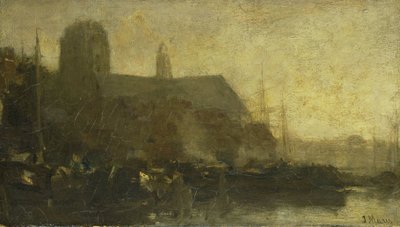 Navi nel Porto di Dordrecht da Jacob Maris