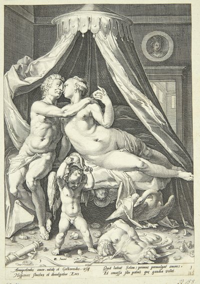 Marte e Venere da Jacob Matham