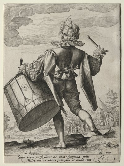 Tamburino, 1587 da Jacob de Gheyn II