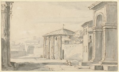 Veduta di Roma da Jacob van der Ulft