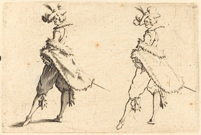 Gentiluomo visto di lato da Jacques Callot