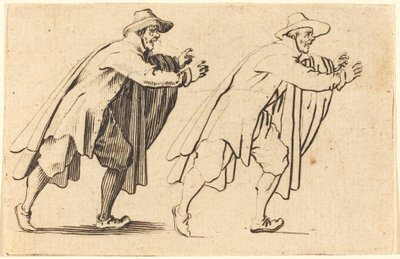 Uomo che si muove bruscamente da Jacques Callot