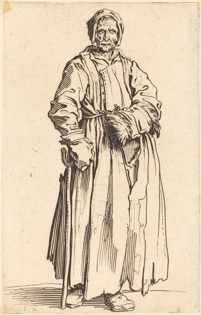 Donna con un occhio solo, c. 1622 da Jacques Callot