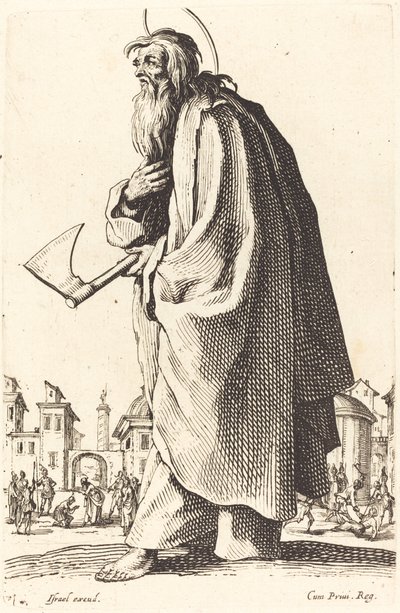 San Taddeo, pubblicato nel 1631 da Jacques Callot