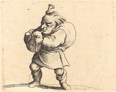 Il suonatore di cornamusa da Jacques Callot