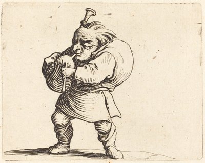 Il suonatore di cornamusa da Jacques Callot