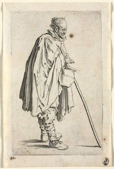 I mendicanti: Mendicante con pentola da Jacques Callot