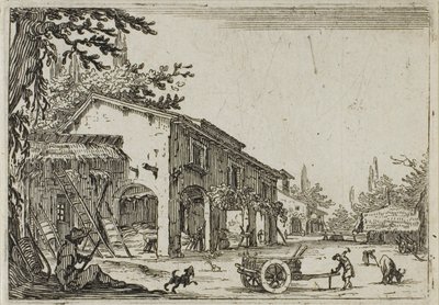 La fabbrica, dai Capricci da Jacques Callot