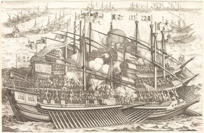 La Prima Battaglia Navale da Jacques Callot