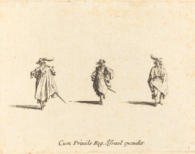 Tre gentiluomini da Jacques Callot