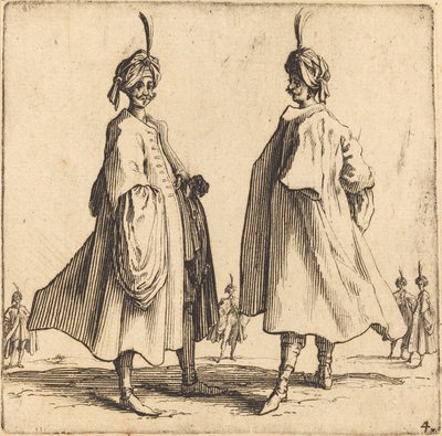 Due turchi da Jacques Callot