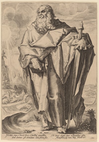 San Paolo da Jacques de Gheyn II, after Hendrik Goltzius