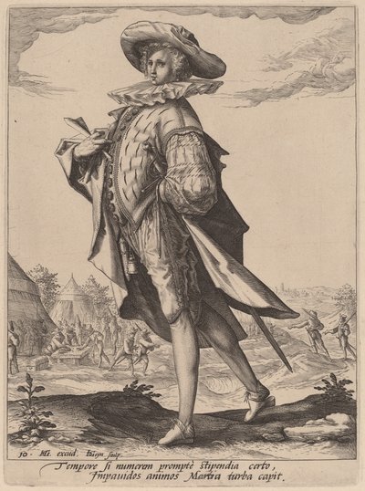 Tesoriere da Jacques de Gheyn II after Hendrik Goltzius