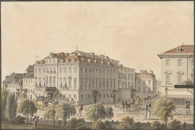 Il Teatro an der Wien, ca 1816 da Jakob Alt