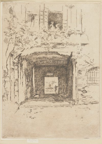 Porta e vite, 1879-1880 da James Abbott McNeill Whistler